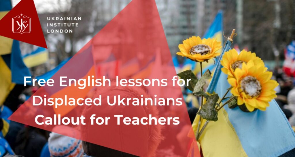 Free English lessons for displaced Ukrainians: Call for teachers